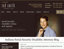 Tablet Screenshot of indianasocialsecuritydisabilityattorney.com